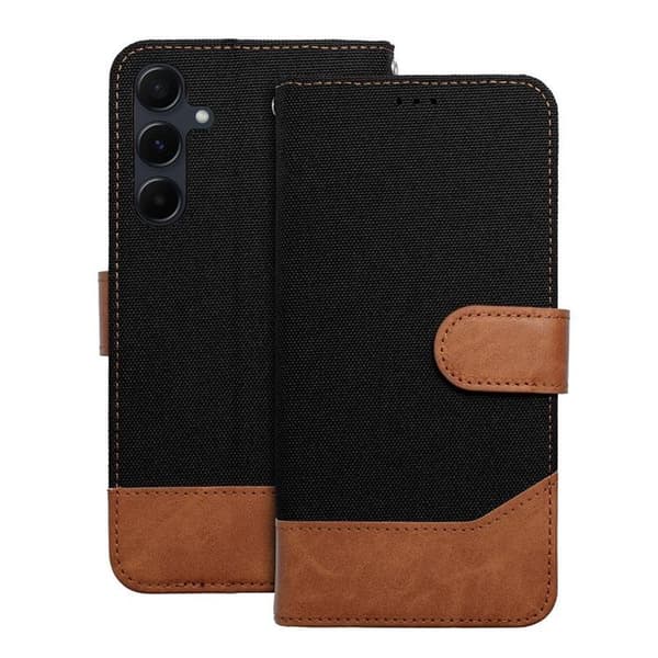 Galaxy A15 5G/4G Plånboksfodral Jeans - Svart