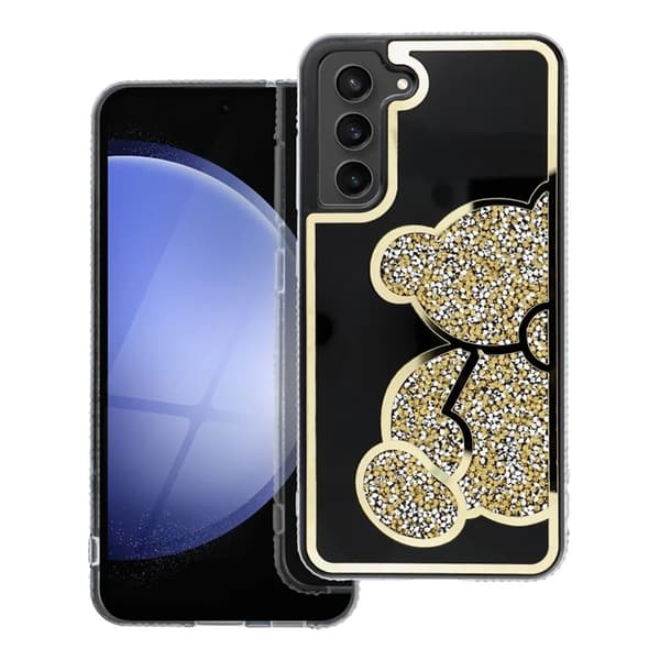 Galaxy S25 Ultra Mobilskal Teddy Bear - Guld