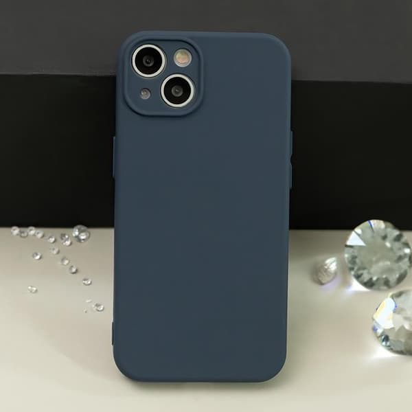 Galaxy S25 Plus Mobilskal Silikon - Mörkblå