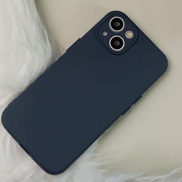 Galaxy S25 Plus Mobilskal Silikon - Mörkblå