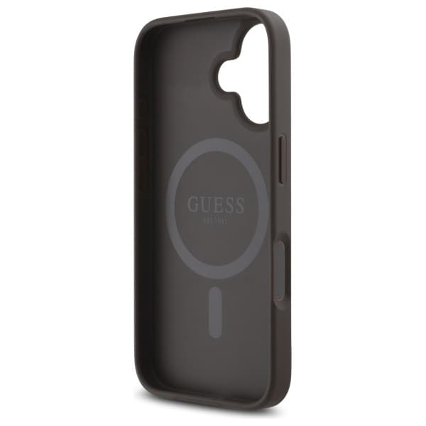 Guess iPhone 16 Mobilskal MagSafe 4G Small Classic Logo - Brun