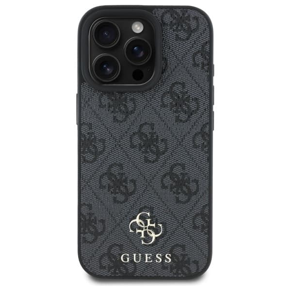 Guess iPhone 16 Pro Mobilskal MagSafe 4G Small Classic Logo - Svart