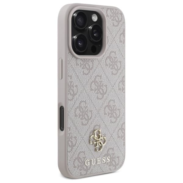 Guess iPhone 16 Pro Max Mobilskal MagSafe 4G Small Classic Logo - Rosa