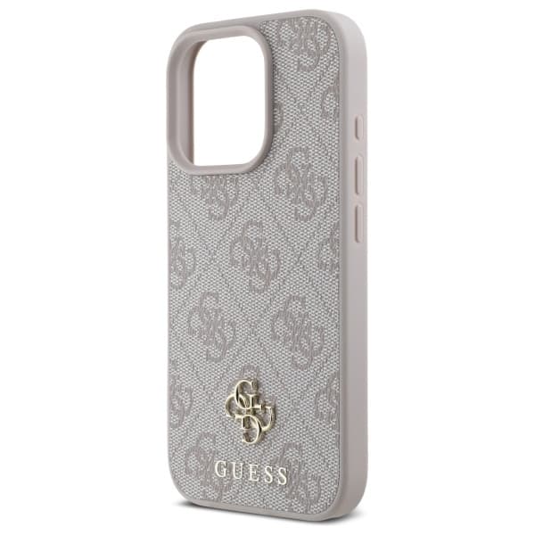 Guess iPhone 16 Pro Max Mobilskal MagSafe 4G Small Classic Logo - Rosa