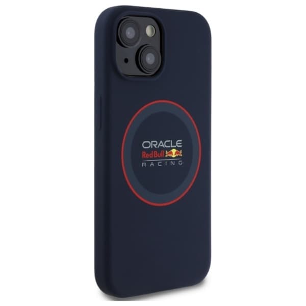 Red Bull iPhone 14 Mobilskal MagSafe Silikon Röd Ring