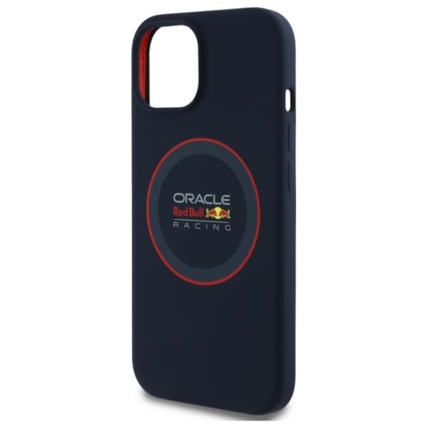 Red Bull iPhone 14 Mobilskal MagSafe Silikon Röd Ring