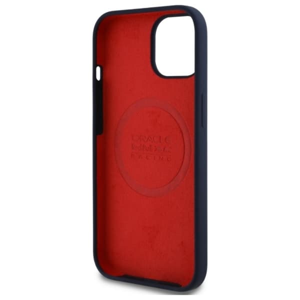 Red Bull iPhone 14 Mobilskal MagSafe Silikon Röd Ring