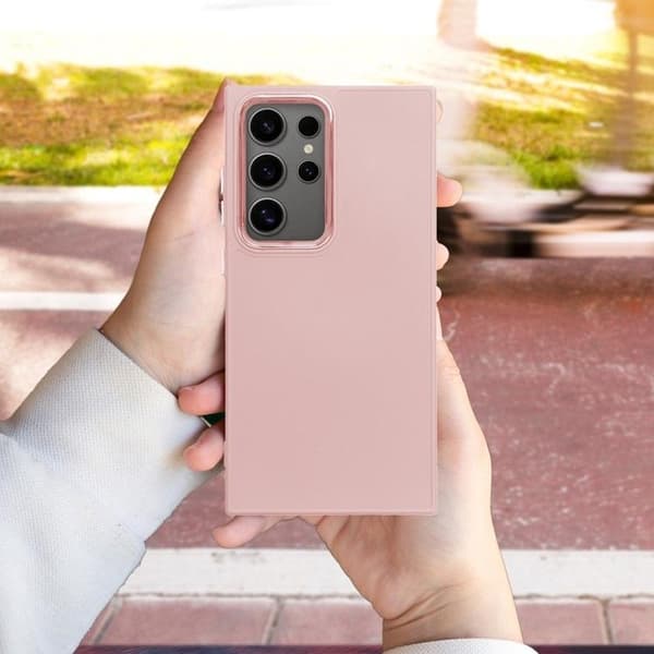 Galaxy S25 Ultra Mobilskal Frame - Rosa