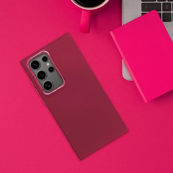 Galaxy S25 Ultra Mobilskal Frame - Magenta