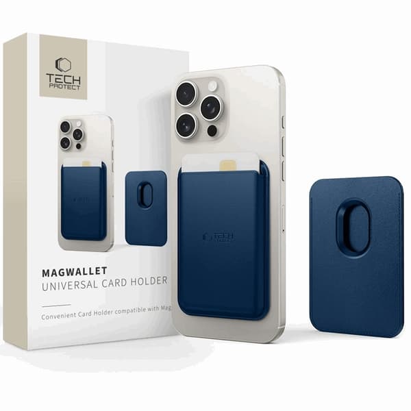 Tech-Protect Universal Magsafe Magnetic Korthållare - Marinblå