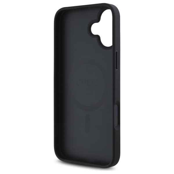 Guess iPhone 16 Mobilskal MagSafe 4G Flowers Print - Svart
