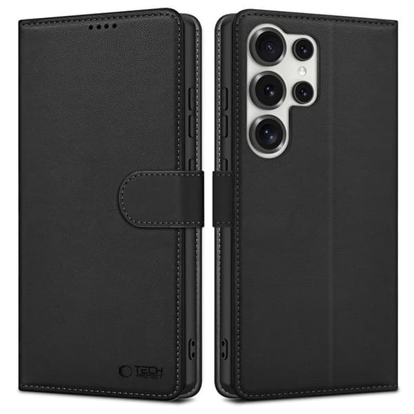 Tech-Protect Galaxy S25 Ultra Plånboksfodral - Svart
