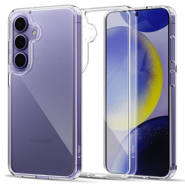 Tech-Protect Galaxy S25 Plus Mobilskal Flexair Hybrid - Clear