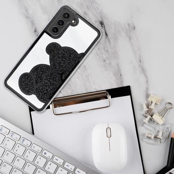 Galaxy A36 5G Mobilskal Teddy Bear - Svart