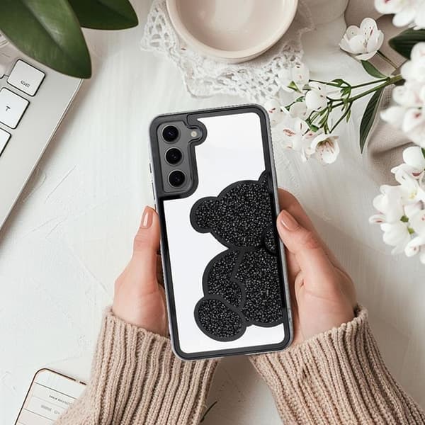 Galaxy A36 5G Mobilskal Teddy Bear - Svart