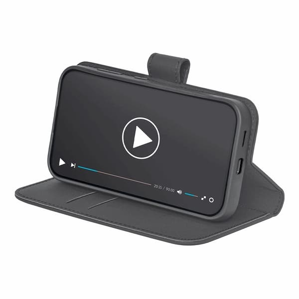 Puro Galaxy S25 Plus Plånboksfodral med Flip - Svart