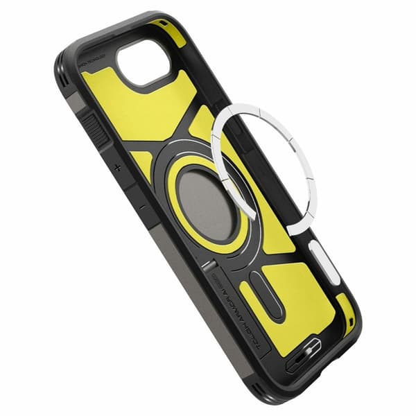 Spigen iPhone 16e Mobilskal Magsafe Tough Armor - Gunmetal