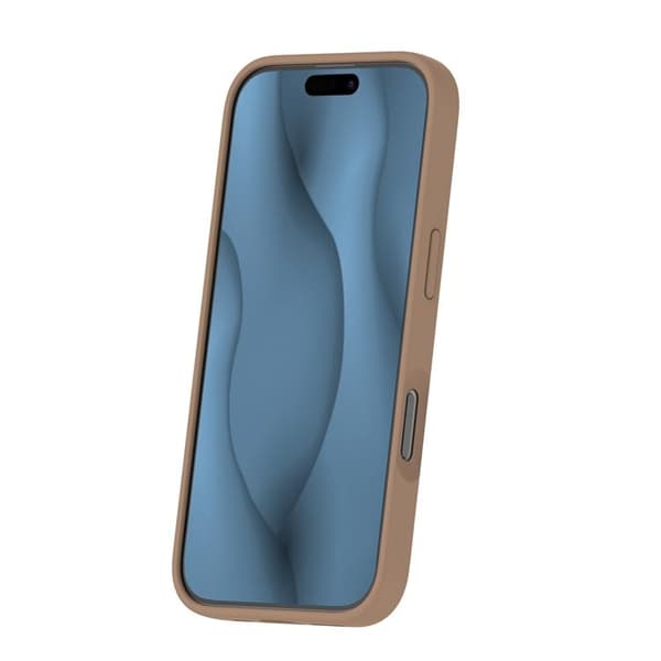 iPhone 15 Pro Max Mobilskal MagSafe Silikon Thin - Brun