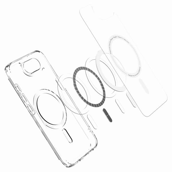 Spigen iPhone 16e Mobilskal Magsafe Ultra Hybrid - Frost Vit