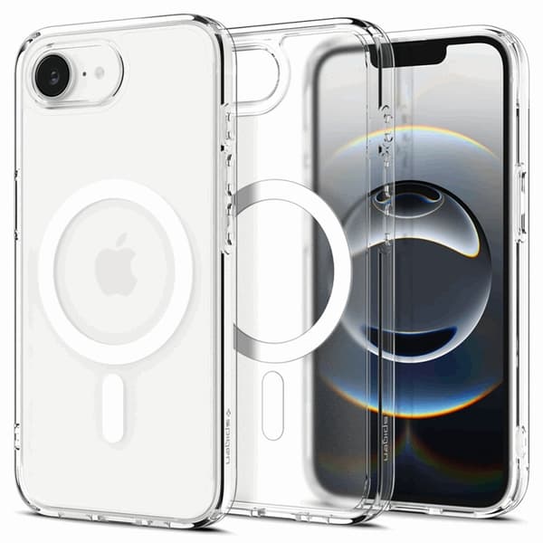 Spigen iPhone 16e Mobilskal Magsafe Ultra Hybrid - Frost Vit