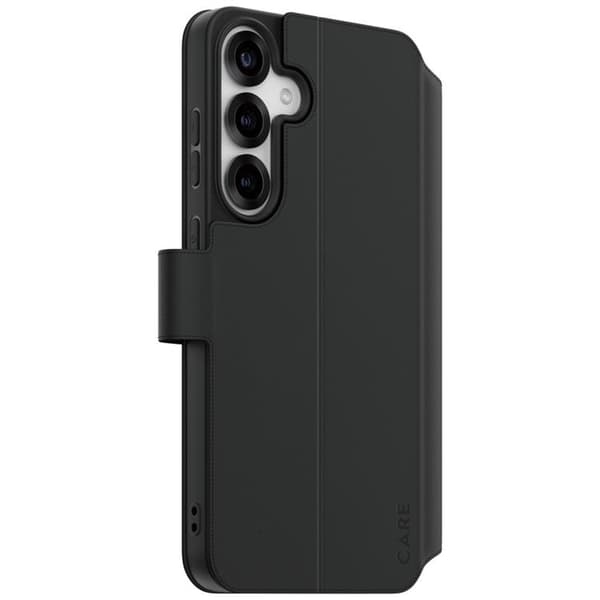 Care by PanzerGlass Galaxy S25 Plus Plånboksfodral Kickstand - Svart