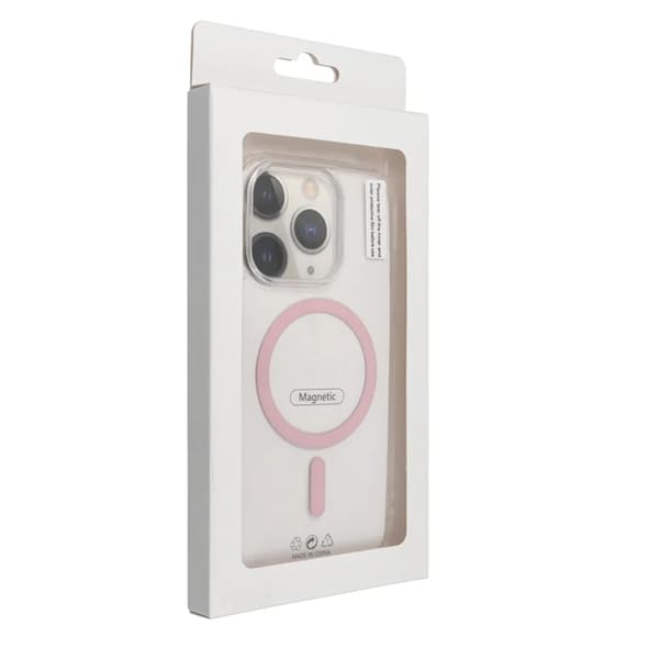 iPhone 16 Pro Mobilskal MagSafe Drop Glue - Rosa