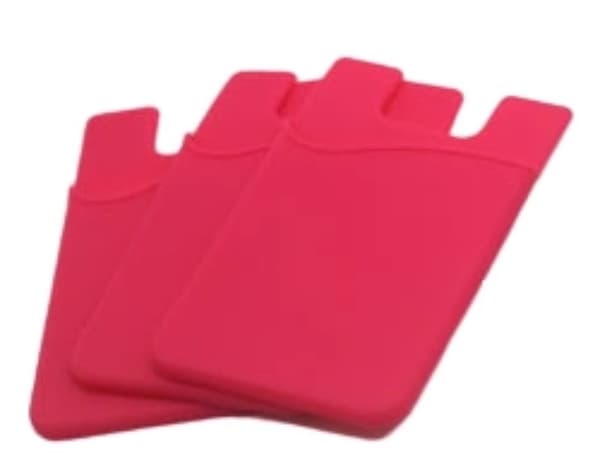 Self-Adhesive Korthållare - Röd