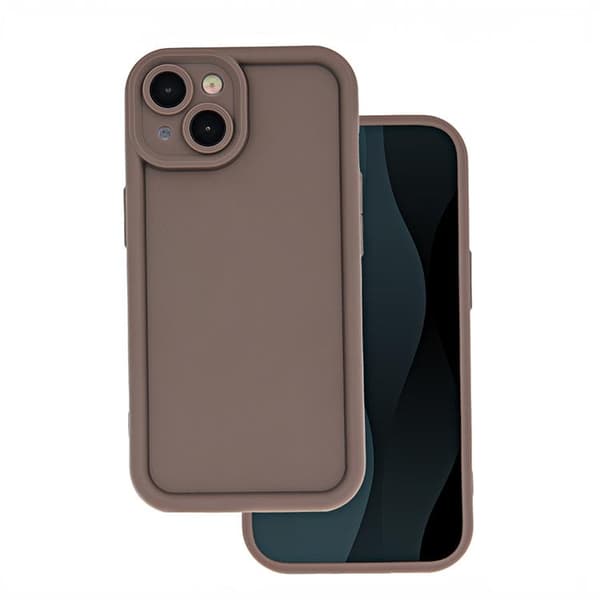 iPhone 14 Pro Mobilskal Rim TPU - Brun
