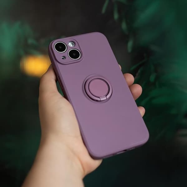 iPhone 7/8/SE (2020/2022) Mobilskal Finger Grip - Ljuslila