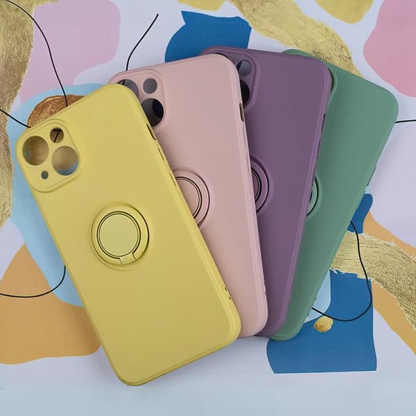 iPhone 7/8/SE (2020/2022) Mobilskal Finger Grip - Ljuslila