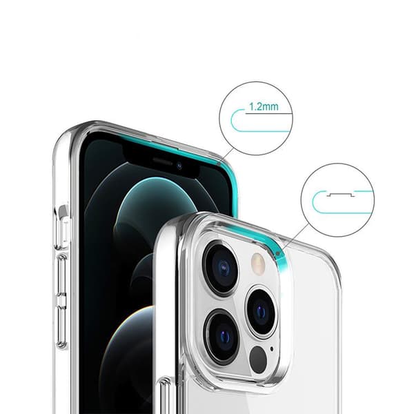 iPhone 14 Pro Max Mobilskal Crystal Big Hole - Transparent