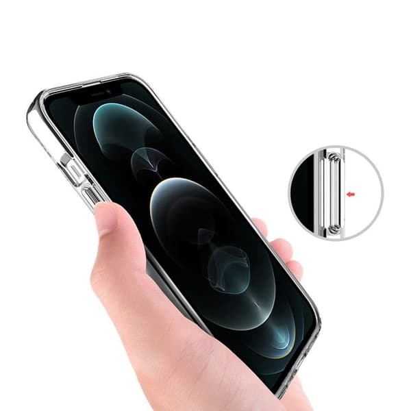 iPhone 14 Pro Max Mobilskal Crystal Big Hole - Transparent
