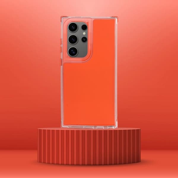 Galaxy S21 FE Mobilskal Matrix - Orange