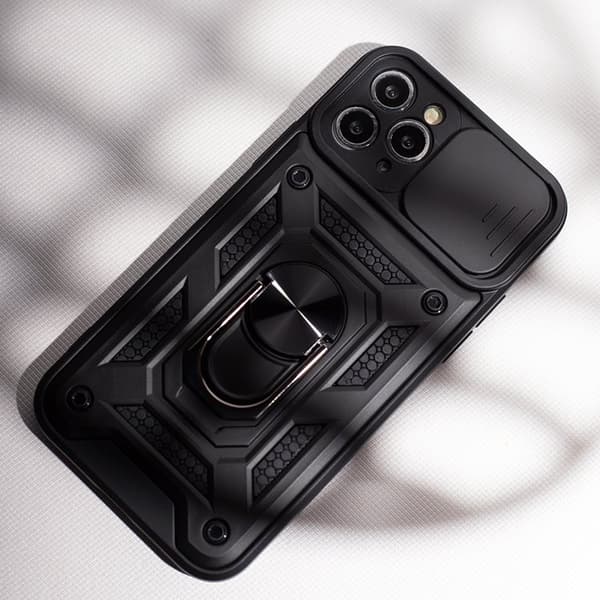 Galaxy A22 5G Mobilskal Defender Slide - Svart