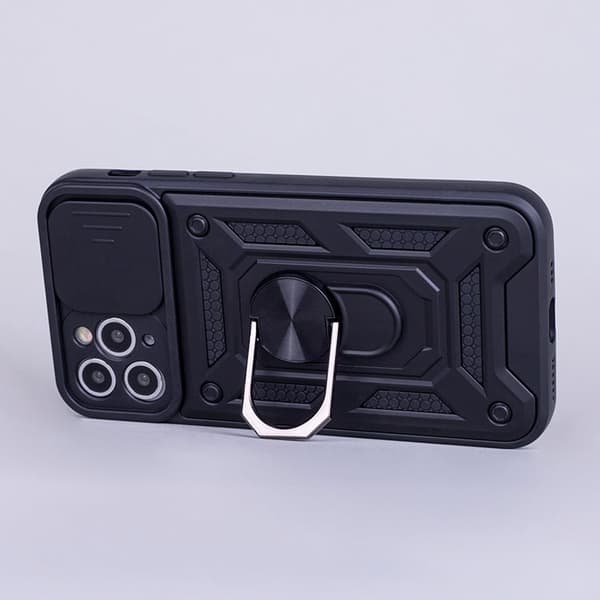 Galaxy A22 5G Mobilskal Defender Slide - Svart