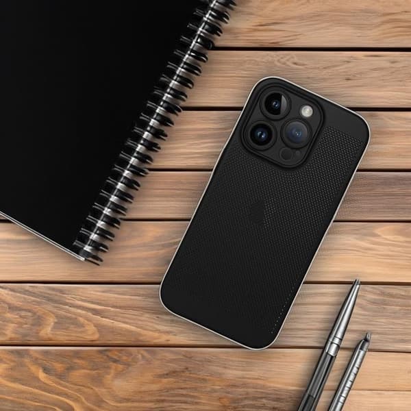 iPhone 16 Mobilskal Breezy - Svart