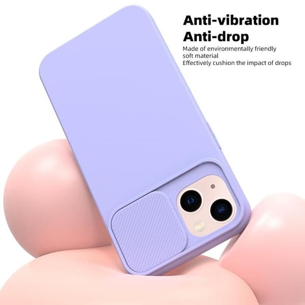 iPhone 15 Plus Mobilskal Slide - Lavender