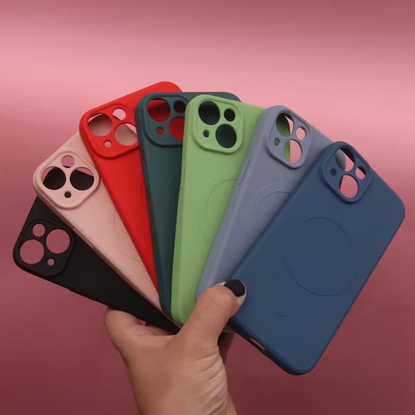 iPhone 11 Mobilskal MagSafe Simple Color - Svart
