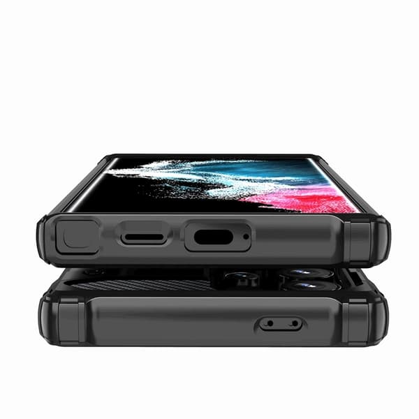 Galaxy S25 Ultra Mobilskal Hybrid Armor - Svart