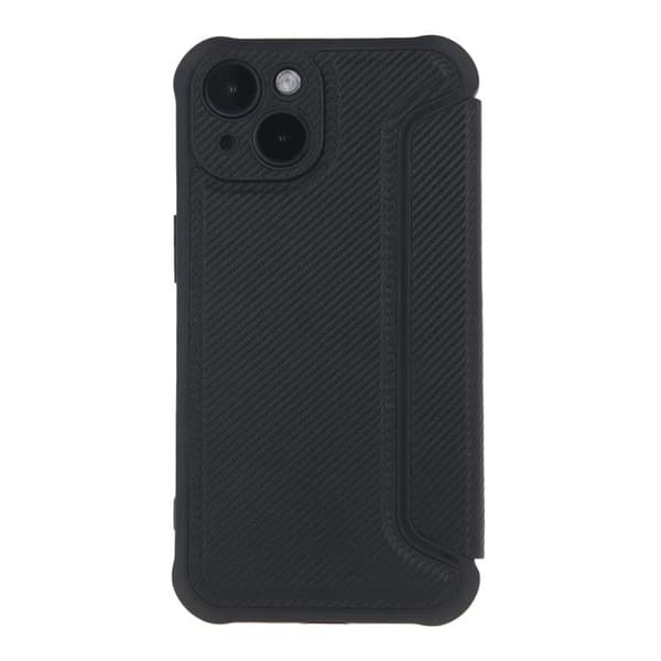 Galaxy S23 FE Plånboksfodral Smart Carbon - Svart