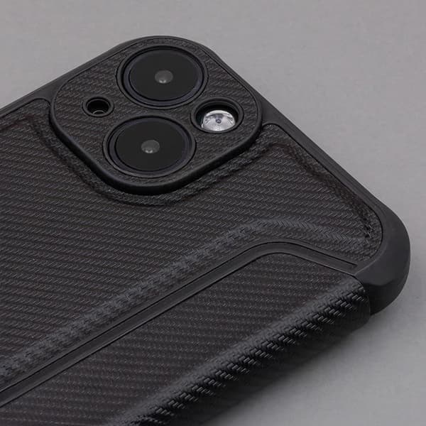 Galaxy S23 FE Plånboksfodral Smart Carbon - Svart
