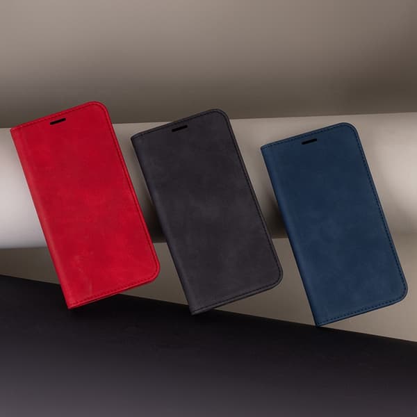 Galaxy A35 5G Plånboksfodral Smart Suede - Svart
