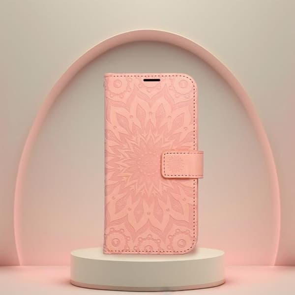iPhone 16 Plånboksfodral Mezzo Mandala - Peach Fuzz