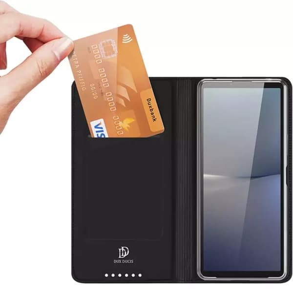 Dux Ducis Sony Xperia 10 VI Plånboksfodral Skin Pro - Svart