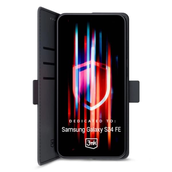 3MK Galaxy S24 FE Plånboksfodral - Svart