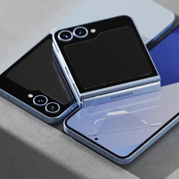 [2-Pack] Ringke Galaxy Z Flip 6 Skärmskydd Set 3in1 - Clear