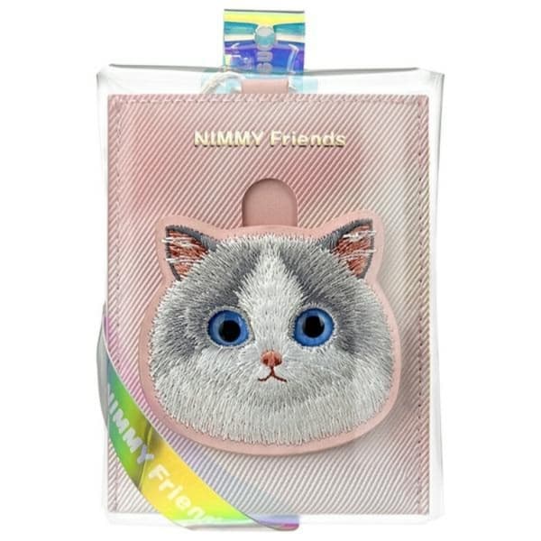 Nimmy Korthållare Big Eyed Pet 2.0 Cat - Rosa