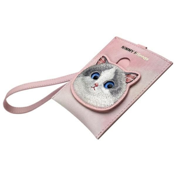 Nimmy Korthållare Big Eyed Pet 2.0 Cat - Rosa