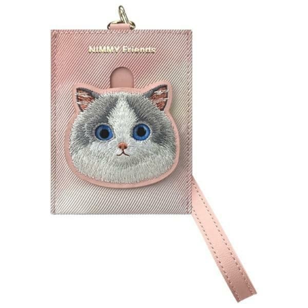 Nimmy Korthållare Big Eyed Pet 2.0 Cat - Rosa