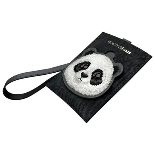 Nimmy Korthållare Big Eyed Pet 2.0 Panda - Svart